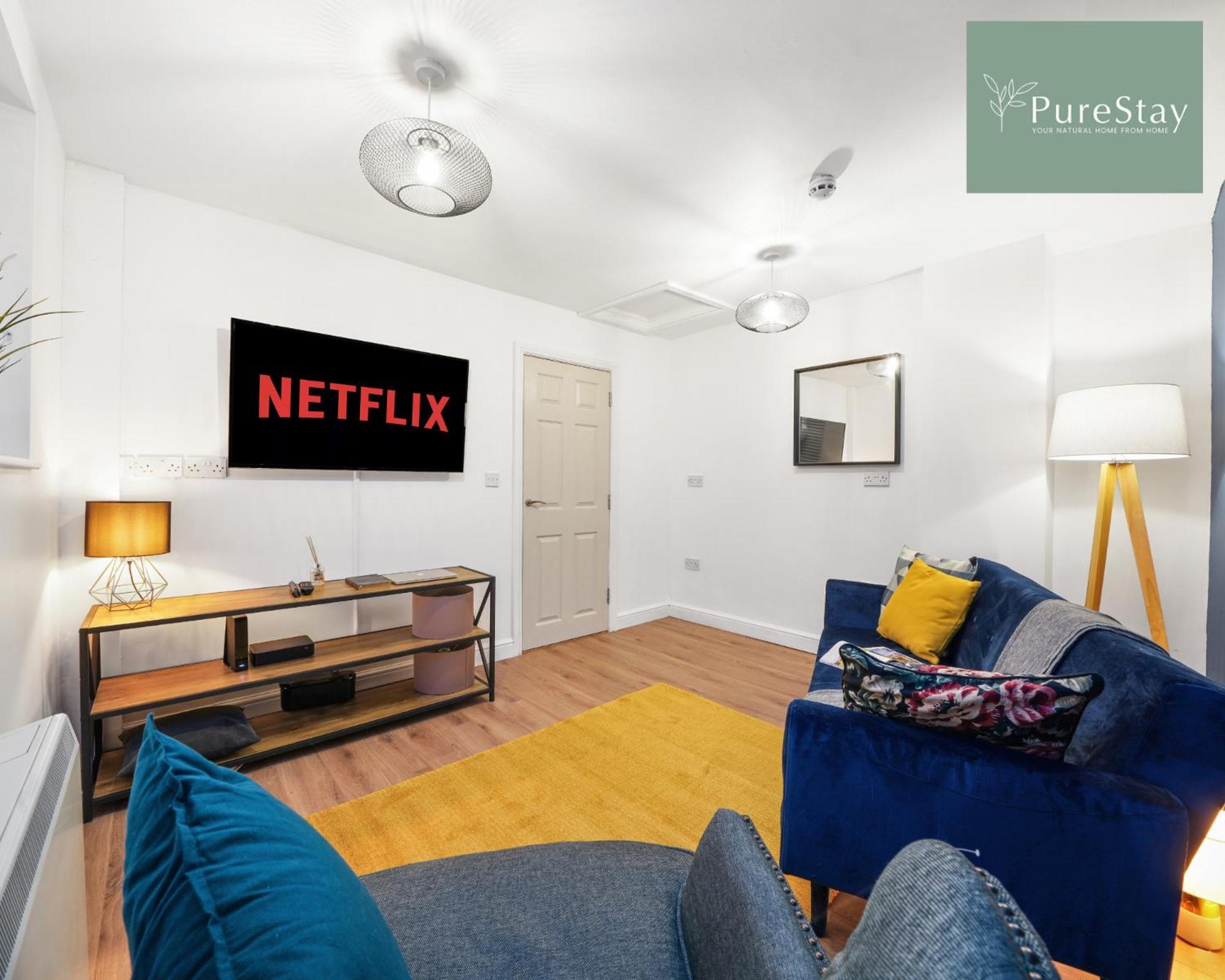 Stunning Two Bed Leamington Apartment With Free Wifi By Purestay Short Lets & Serviced Accommodation Eksteriør billede